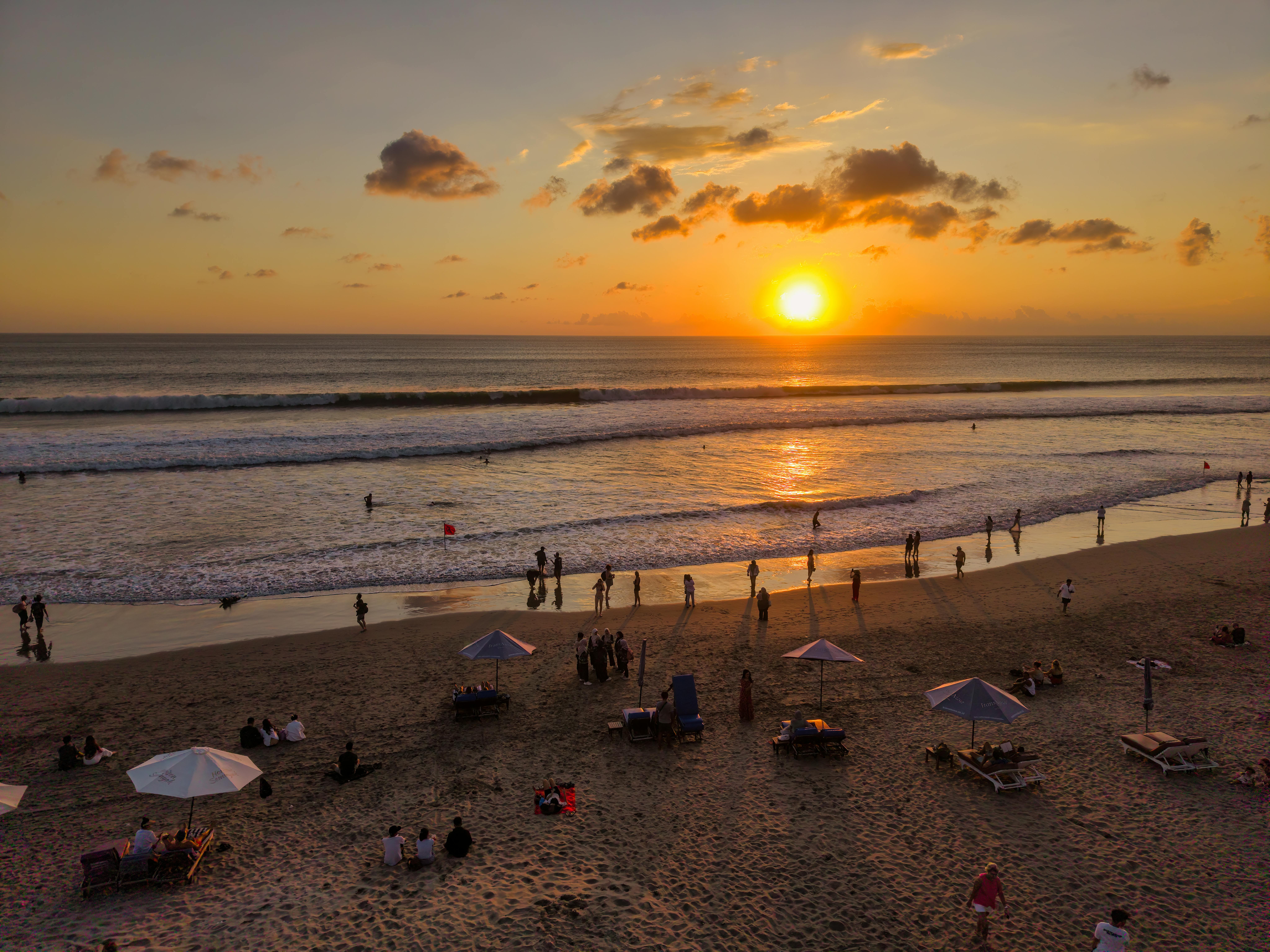 Bali beach sunset - cheapest months to visit Bali 2026