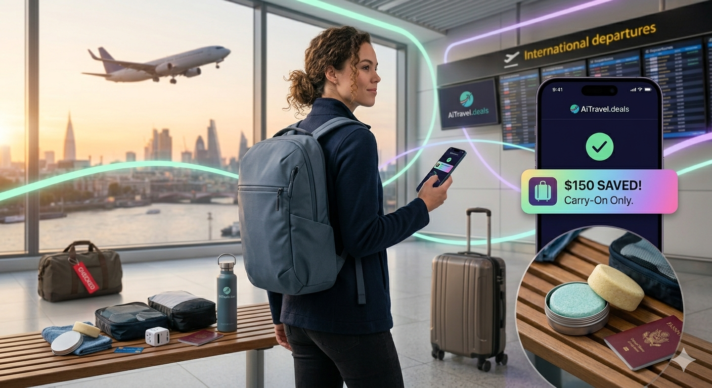 How to travel internationally with carry-on only and save on bag fees