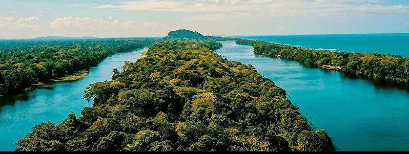 Tortuguero canals at sunset, Limón Costa Rica